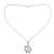 Multi-gemstone chakra necklace, 'Om Chakra' - 6.3 Cts Multi-gemstone Sterling Silver Medallion Necklace thumbail