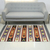 Wool dhurrie rug, 'Violet Splendor' (4x6) - Tan and Orange Dhurrie with Purple Accents (4x6) (image 2) thumbail