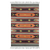 Wool dhurrie rug, 'Violet Splendor' (4x6) - Tan and Orange Dhurrie with Purple Accents (4x6) thumbail