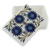 Marble inlay jewelry box, 'Carnation Sky' - Floral Marble jewellery Box from India (image p222516) thumbail
