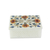 Marble inlay jewelry box, 'Sun Bouquet' - Fair Trade Marble Inlay Jewelry Box