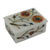 Marble inlay jewelry box, 'Sunflower Duet' - Floral Marble Jewelry Box from India (image 2a) thumbail