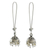 Cultured pearl dangle earrings, 'Bride of India' - Cultured Pearl Jhumki Earrings thumbail