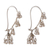 Sterling silver chandelier earrings, 'Jhumki Music' - Sterling Silver Jhumki Chandelier Earrings from India
