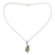 Citrin-Blumen-Halskette, 'Bengal Blossom' - 2 Kt. Citrin an einer Halskette aus Sterlingsilber