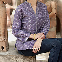Featured review for Cotton tunic, Lovely Lilac