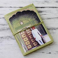 Handmade paper journal, 'Rajasthani Guard' - 48-page Handmade Paper Handcrafted Journal