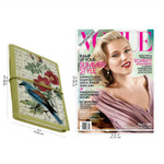 Handmade paper journal, 'Kingfisher Memoirs' - Handmade Paper Journal with 48 Pages