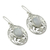 Rainbow moonstone dangle earrings, 'Moonlit Avatar' - Handcrafted Rainbow Moonstone and Sterling Silver Earrings (image 2b) thumbail