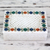 Schmuckschatulle mit Marmoreinlage - Jasmin-Motiv-Marmor-Intarsien-Schmuckkästchen aus Indien