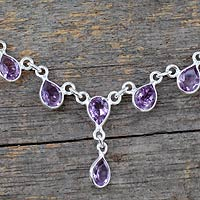 Featured review for Amethyst Y-necklace, Mystical Femme