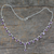 Amethyst Y-necklace, 'Mystical Femme' - 13.5 Cts Amethyst and Sterling Silver Y-necklace thumbail