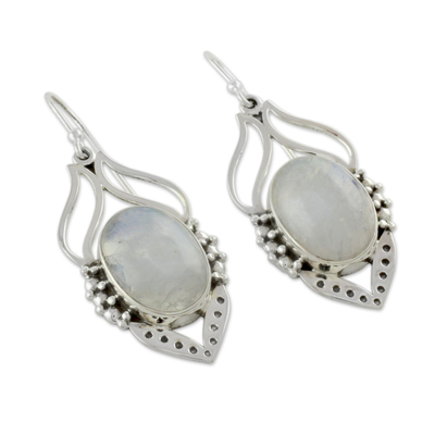 Rainbow Moonstone Jewelry Indian Sterling Silver Earrings - Passion ...