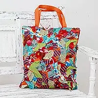 Featured review for Upcycled cotton shoulder bag, Beautiful Chaos