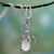 Moonstone pendant necklace, 'Lunar Treasure' - Artisan Crafted Moonstone and Sterling Silver Necklace thumbail