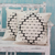 Cotton cushion covers, 'Monochrome Galaxy' (pair) - Cotton Patterned Black and Off White Cushion Covers (Pair) thumbail