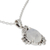 Rainbow moonstone pendant necklace, 'Radiance' - Indian Rainbow Moonstone and Silver Pendant Necklace (image 2b) thumbail