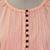 Cotton tunic, 'Mandala Peach' - Boho Chic Tunic Top Handcrafted Indian Cotton Peach Color (image 2e) thumbail