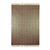 Wool dhurrie rug, 'Espresso Zigzag' (4x6) - Handmade Brown and White Wool Zigag Dhurrie Rug (4x6) thumbail