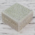 Soapstone jewelry box, 'Leafy Bower' - Hand Carved Natural Soapstone Jewelry Box from India (image 2c) thumbail