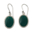 Ohrhänger aus grünem Onyx - Verbesserte Ohrringe aus grünem Onyx und Sterlingsilber