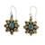 Citrine dangle earrings, 'Sunny Sky' - Fair Trade Indian Earrings with Citrine (image 2a) thumbail