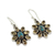 Citrine dangle earrings, 'Sunny Sky' - Fair Trade Indian Earrings with Citrine (image 2b) thumbail