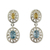 Citrine and blue topaz dangle earrings, 'Radiance' - Artisan Crafted Silver Earrings with Citrine and Blue Topaz (image 2a) thumbail
