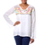 Embroidered blouse, 'Bright Bouquet' - White Viscose Blouse with Colorful Embroidery (image 2a) thumbail