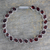 Garnet tennis bracelet, 'Scarlet Radiance' - Garnet 21 Carat Tennis Bracelet in Sterling Silver (image 2) thumbail