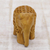 estatuilla de madera - Pequeña estatuilla de elefante de madera kadam tallada a mano