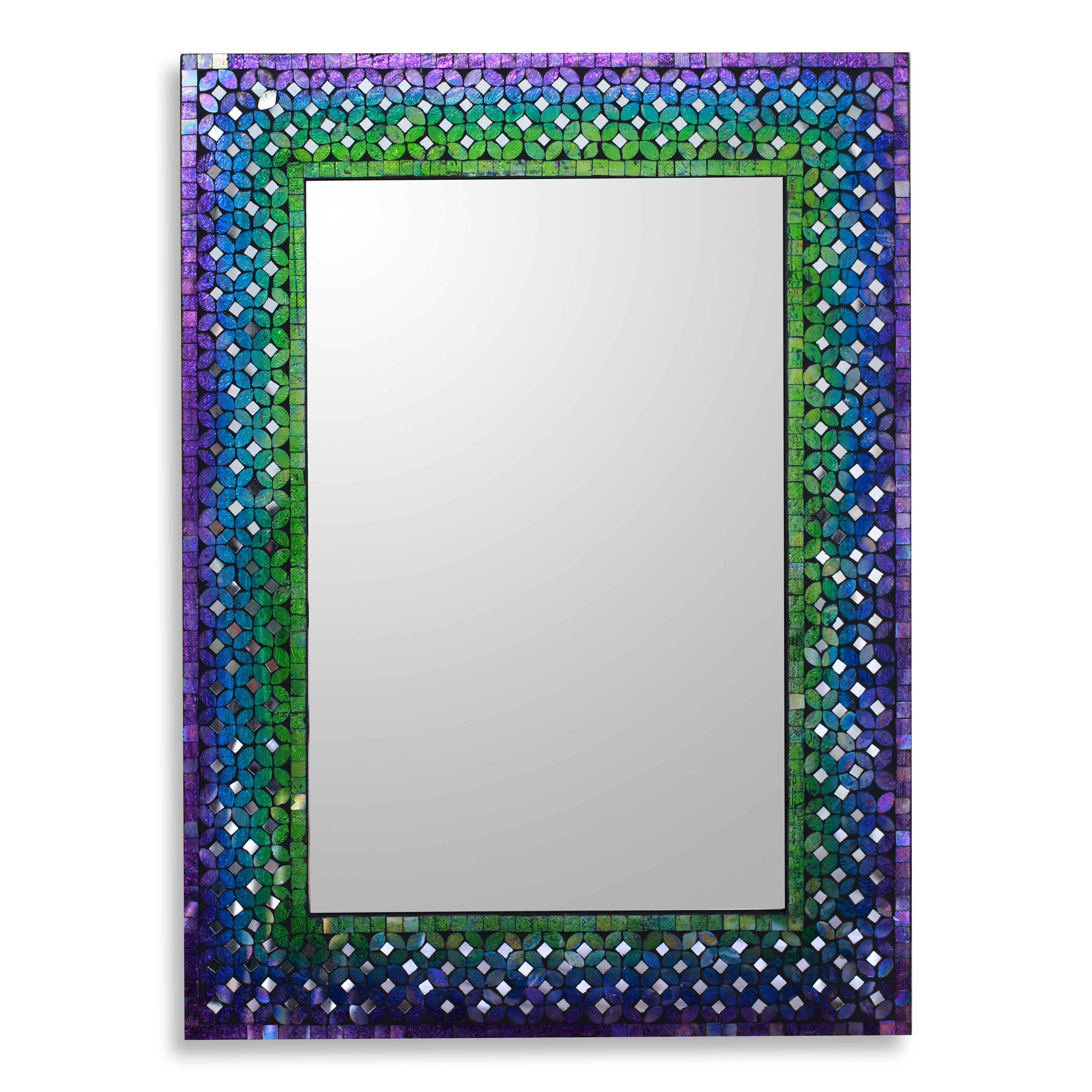 Turquoise Wall Mirror unique artisan crafted glass mosaic tile wall mirror - holi Turquoise Wall Mirror unique artisan crafted glass mosaic tile wall mirror - holi
