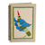 Diario - Diario en blanco pintado a mano con temática de aves de la India