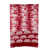 Cotton and silk blend batik scarf, 'Dancing Lotus' - Tie-Dyed Red Batik Scarf Handcrafted from Cotton Silk Blend (image 2c) thumbail