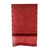 Batikschal aus Baumwoll- und Seidenmischung - Kunsthandwerklich gefertigter roter Batikschal mit sechseckigem Muster