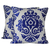 Cotton cushion covers, 'Sapphire Beauty' (pair) - White and Blue Embroidered Cotton Cushion Covers (Pair) (image 2a) thumbail