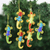 Embellished ornaments, 'Holiday Cheers' (set of 6) - Christmas Ornaments of colourful Sequin Lizards (set of 6) (image 2) thumbail