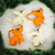 Wool ornaments, 'Crazy Cats' (set of 4) - Set of 4 Handmade Feline Ornaments from India (image 2) thumbail