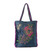 Applique shoulder bag, 'Butterfly Garden' - Velvet Applique Shoulder Bag with Embroidery and Sequins thumbail