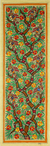 Madhubani-Gemälde - Madhubani-Baum des Lebens-Gemälde, signiert, Kunst, fairer Handel