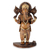 Wood statuette, 'Regal Ganesha' - Antique Style Wood Sculpture of Hinduism Knowledge Lord