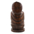 Wood statuette, 'Inspirational Buddha' - Hand Carved Wood Statuette from India Buddhism Art (image 2c) thumbail