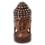 Wood statuette, 'Serene Buddha' - Indian Artisan Crafted Glistening Buddhism Wooden Sculpture
