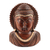 Wood sculpture, 'Peaceful Indian Buddha' - Vividly Hand Carved Wood Buddhist Antiqued Sculpture (image 2a) thumbail