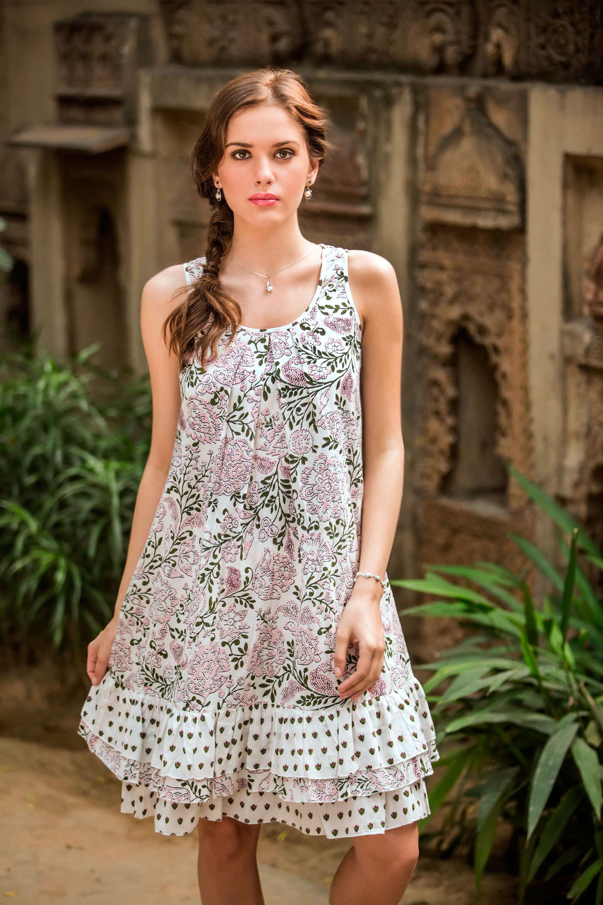 screen printed dress