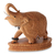 Holzfigur - Sammlerstück, indische Elefantenfigur, Holzskulptur