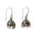 Sterling silver dangle earrings, 'Traditional Grace' - Traditional Style Indian Earrings Crafted in Sterling Silver thumbail