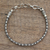 Men's sterling silver chain bracelet, 'Serpent Shadow' - India Fair Trade Men's Sterling Silver Bracelet thumbail