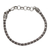 Men's sterling silver chain bracelet, 'Serpent Shadow' - India Fair Trade Men's Sterling Silver Bracelet (image 2a) thumbail
