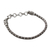 Men's sterling silver chain bracelet, 'Serpent Shadow' - India Fair Trade Men's Sterling Silver Bracelet (image 2b) thumbail